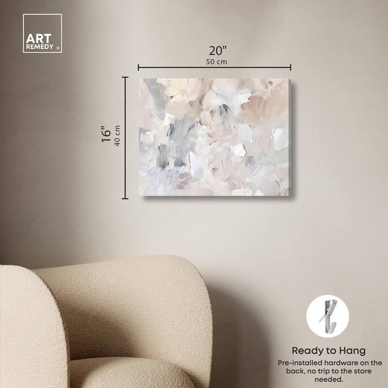 Soft Colors Fade II Canvas by Art Remedy, Gallery Wrapped