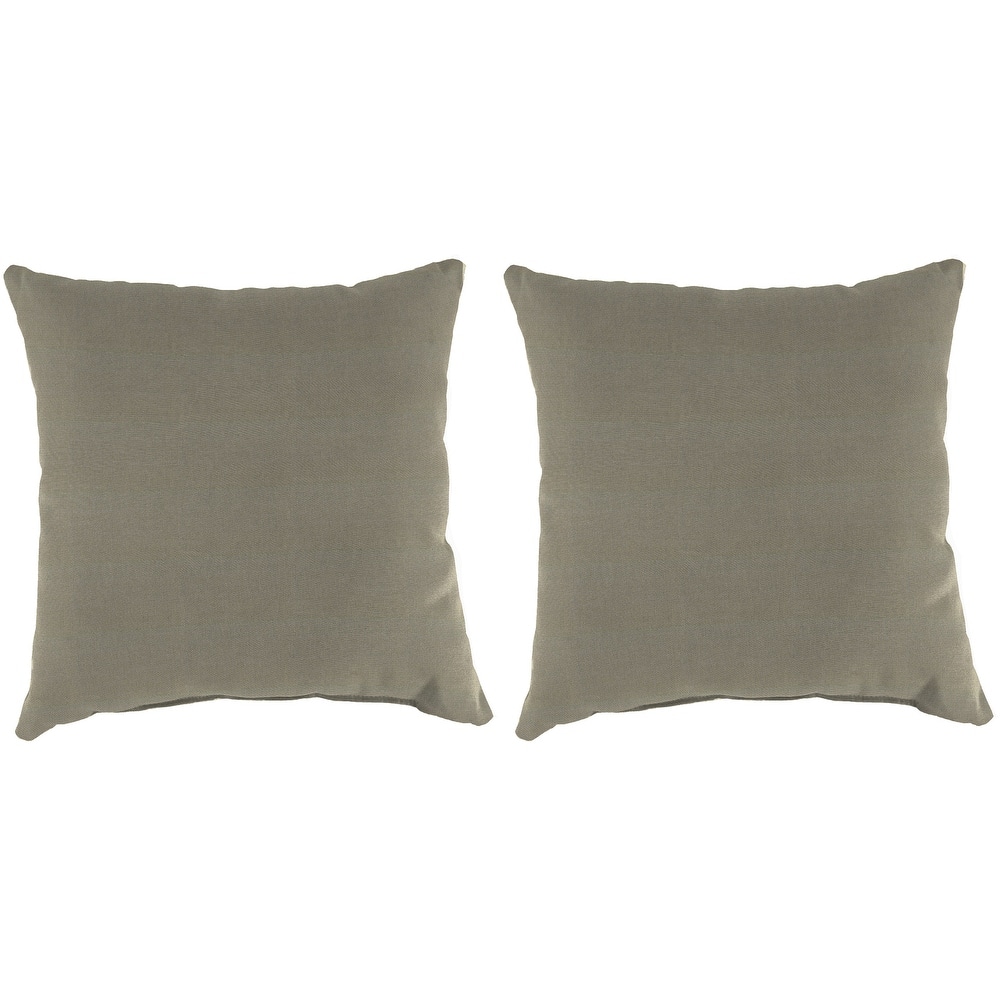 Sunbrella 18" x 18" Outdoor Throw Pillow - Set of 2 - 18'' L x 18'' W x 4'' H