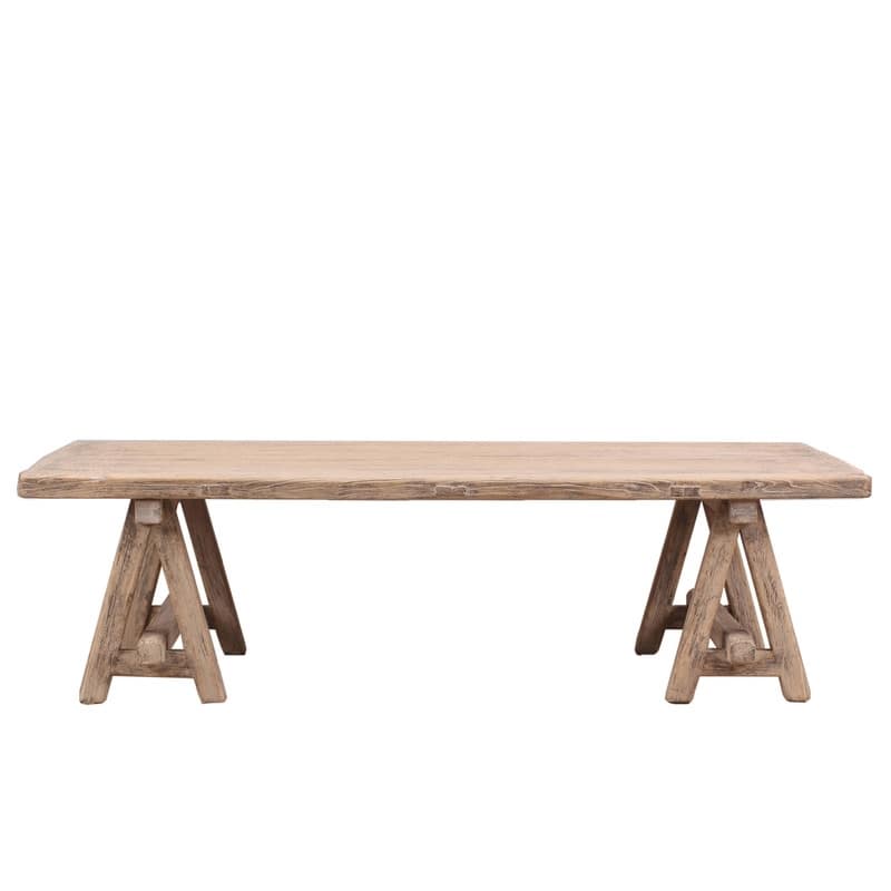 63" Long Rimini Coffee Table Weathered Natural