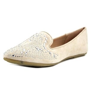 nude flats with black toe