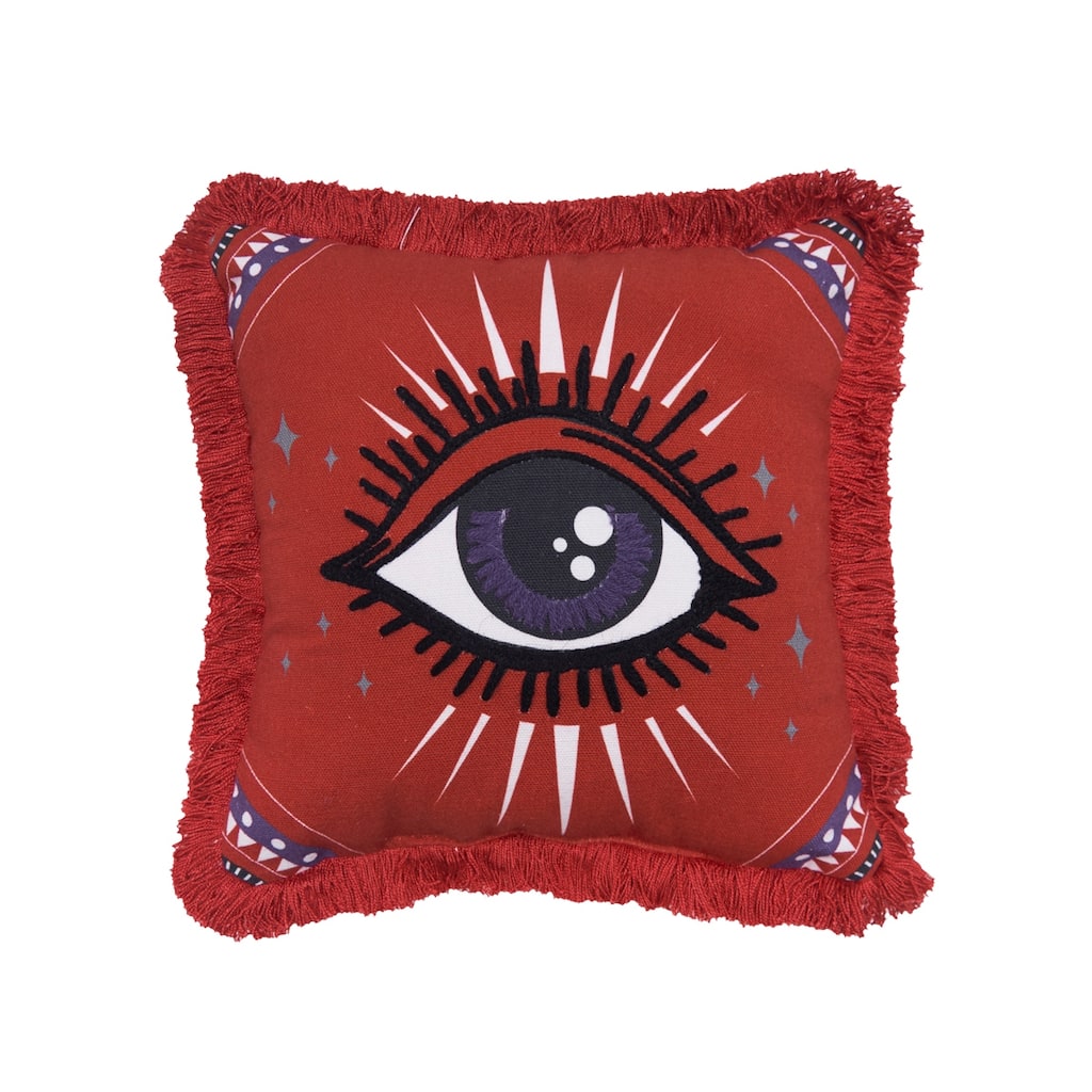 Mystical Eye Throw Pillow 10" x 10"