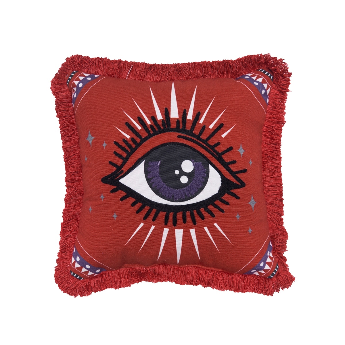 Mystical Eye Throw Pillow 10" x 10"