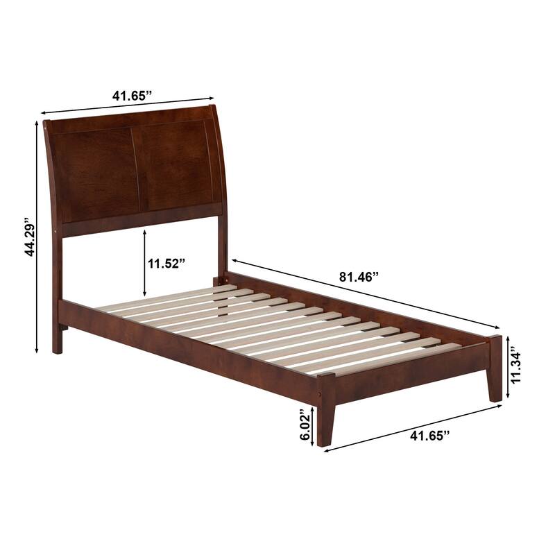 AFI, Portland Solid Wood Low Profile Platform Bed