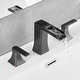 preview thumbnail 13 of 34, Double Handle Three-Hole Bath Waterfall Faucet with Drain