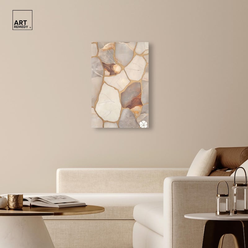 Textured Earthy Tones I Canvas by Art Remedy, Gallery Wrapped