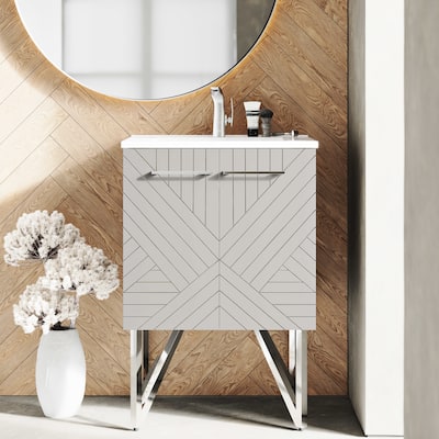 Swiss Madison SM-BV256 Annecy 24" Free Standing Single Basin Vanity