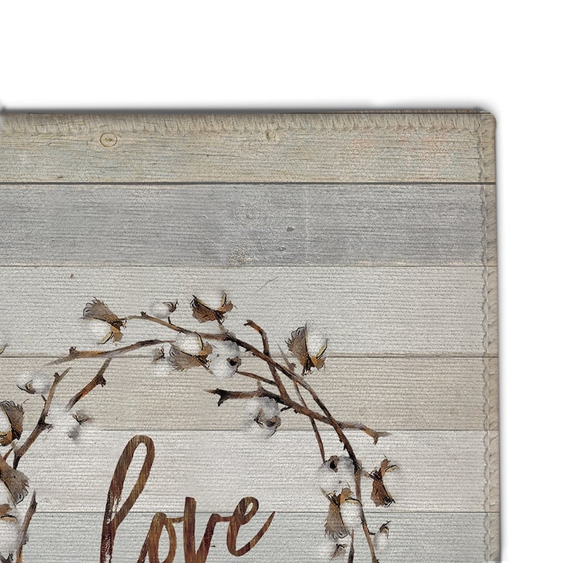 Laural Home Loving Home Chenille Accent Rug