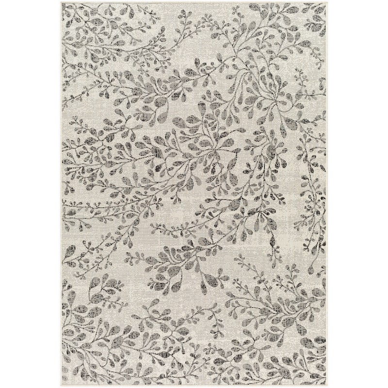 Livabliss Ravello Shabby Chic Floral Indoor/ Outdoor Area Rug