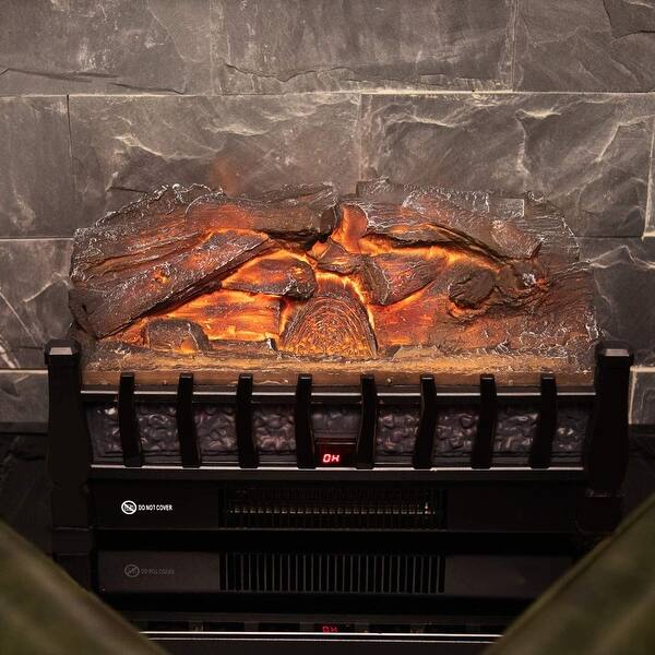 Regal Flame 20 Inch Electric Fireplace Log Realistic Ember Bed Insert with  Heater in Oak - Bed Bath u0026 Beyond - 30488802