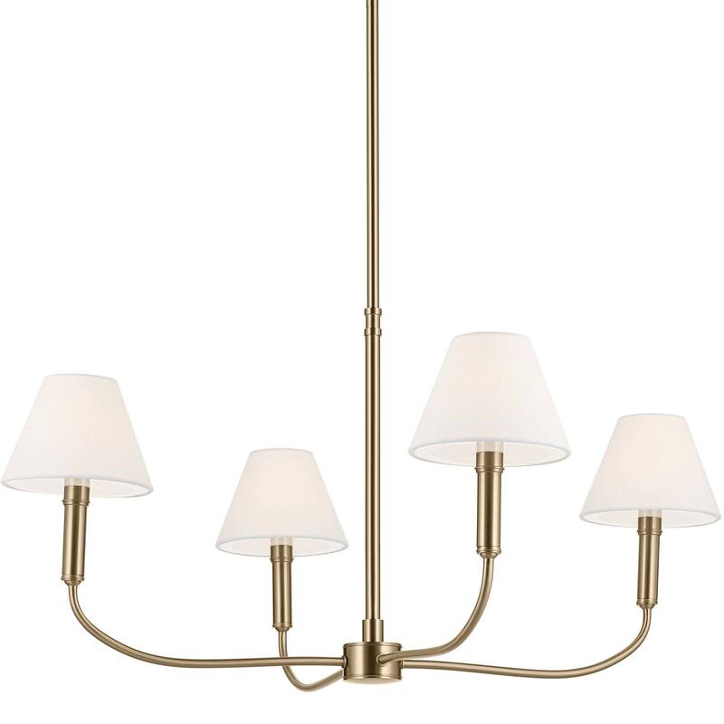 Kichler 52766 Eadie 4 Light 31" Wide Chandelier - Champagne Bronze