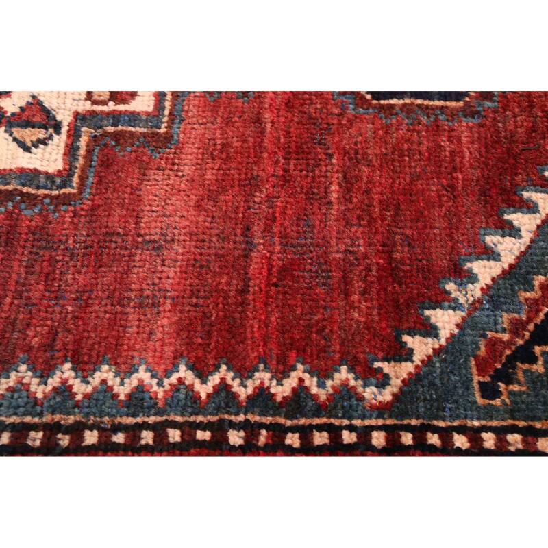 ECARPETGALLERY Hand-knotted Konya Anatolian Dark Red Wool Rug - 4'10 x 9'9
