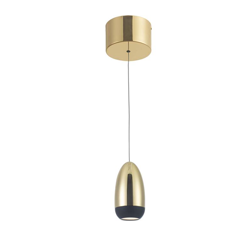Royal Pearl Collection Integrated LED Pendant, Gold