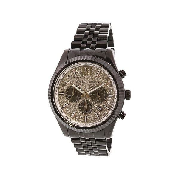 michael kors mens bling watch