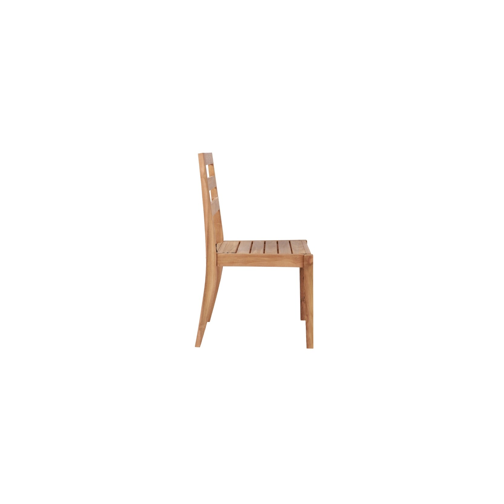 Laguna Solid Teak Outdoor Dining Chair - Bed Bath & Beyond - 37857350