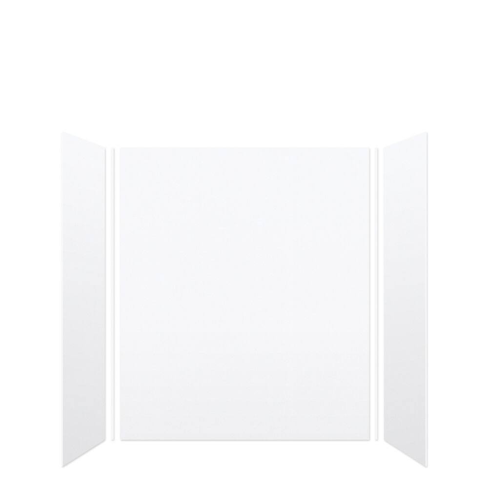 Transolid SWK603672 SaraMar 60" W x 36" D x 72" H Three Panel Shower