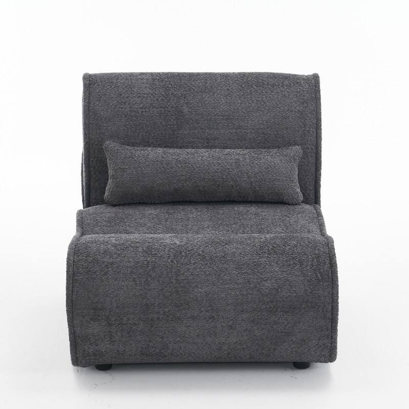 Modern Design Comfortable Single Sofa Chair with Waist Pack Padding