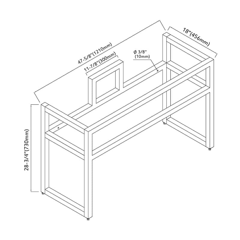 Stafford 48" Double Bathroom Sink