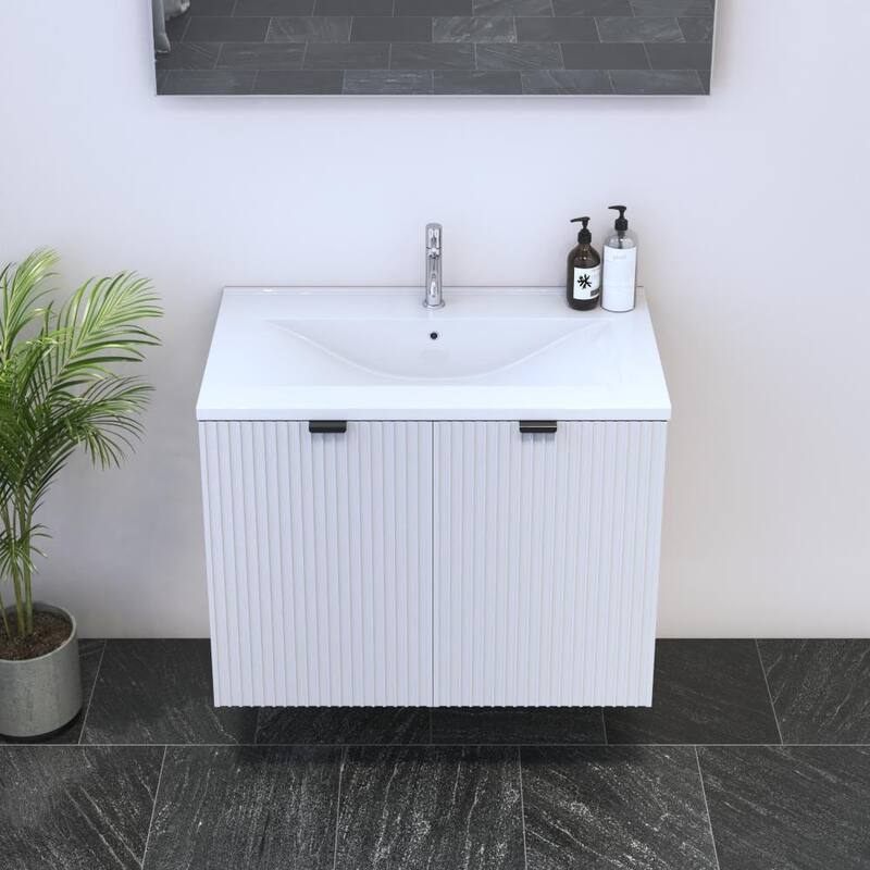 Nicole 2D 80 Floating Bathroom Vanity (32" Width)