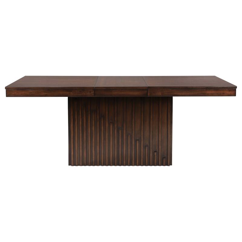 Briarwood Mango Oak Extension Leaf Dining Table Set
