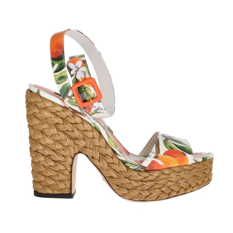 dolce and gabbana orange shoes