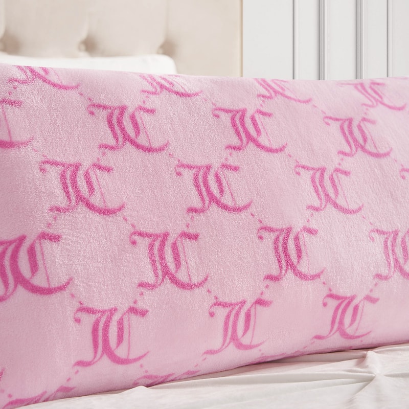Juicy Couture Lattice Print Plush Body Pillow 1-Piece