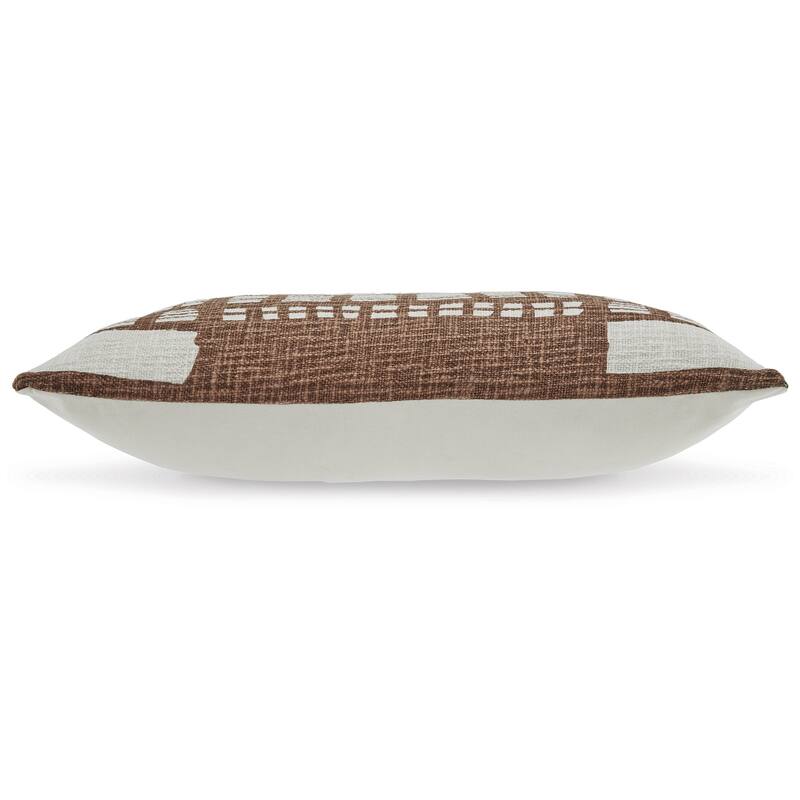 Signature Design by Ashley Ackford White/Rust Pillow