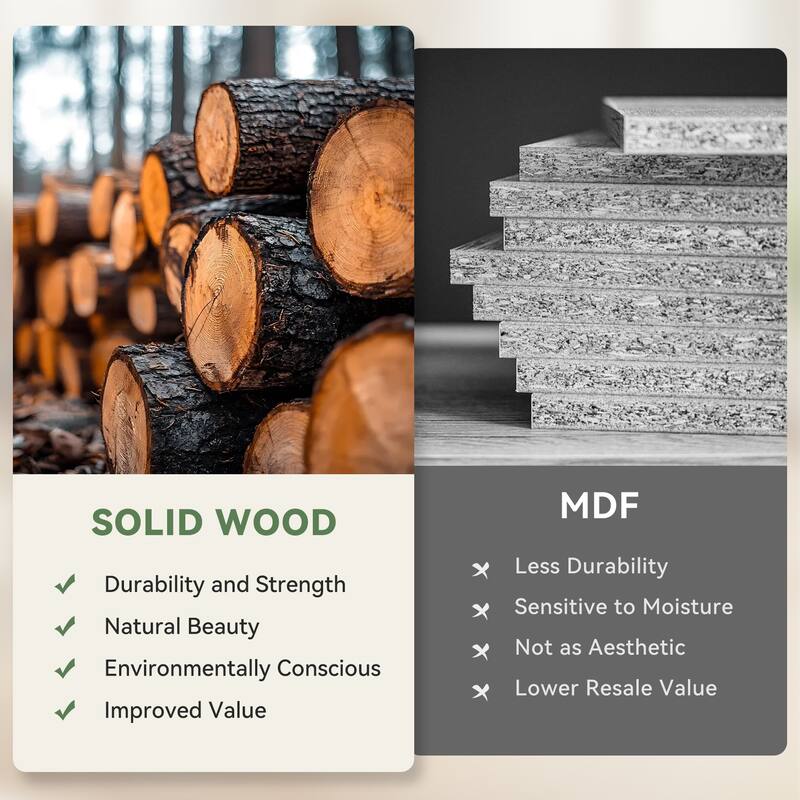 Solid Wood Bench, 63" Dining Bench, Entryway Benches for Dining Room, Bedroom, Hallway, Kitchen