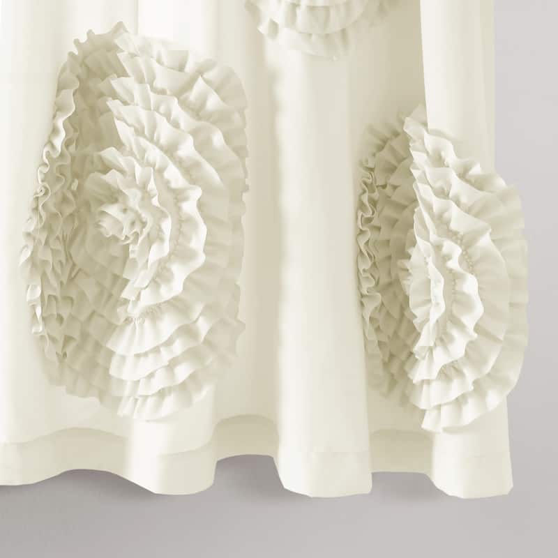 Silver Orchid Ince Flora Curtain Panel