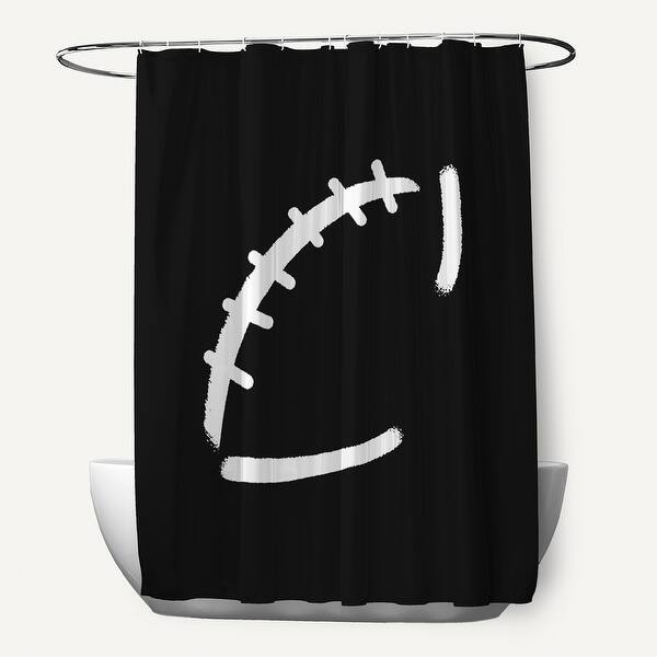 Football Geometric Print Shower Curtain Bed Bath & Beyond 15030191