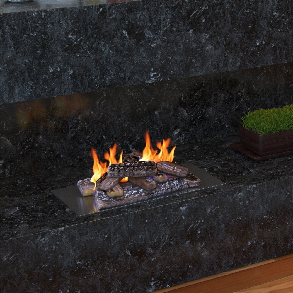 Shop Regal Flame Set Of 10 Ceramic Fiber Propane Gel Ethanol Or