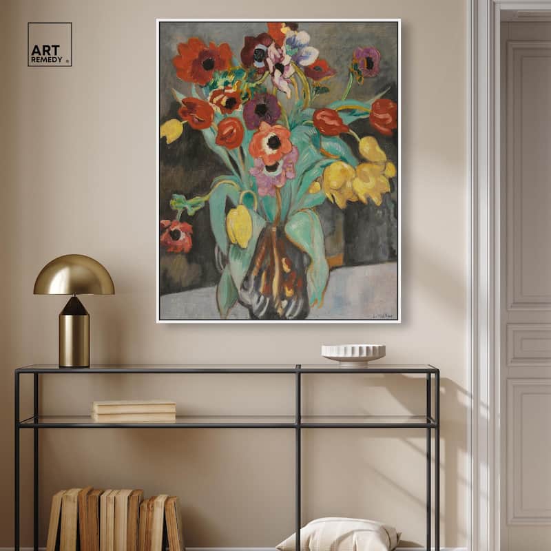 Valtat Anemones Tulipes Canvas by Art Remedy