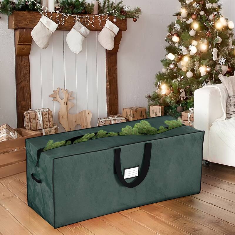 Christmas Tree Storage Bag-Fits up to 7.5 Foot Artificial Trees by Elf Stor (Green)