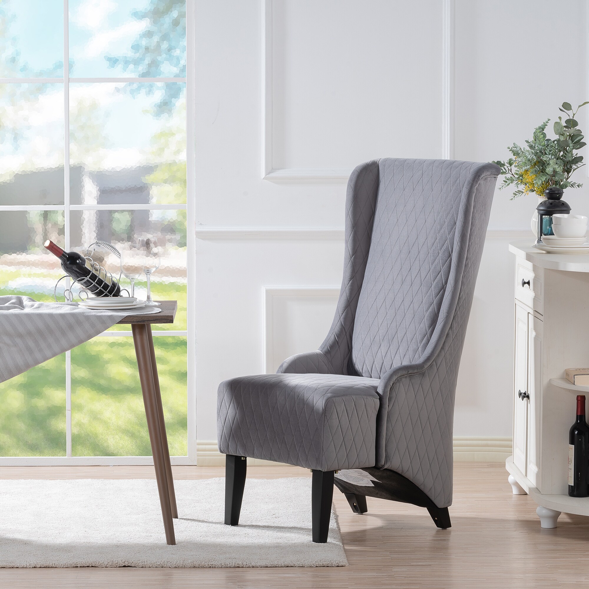 23.03'' Vintage Elegance Side Chair With Comfort High