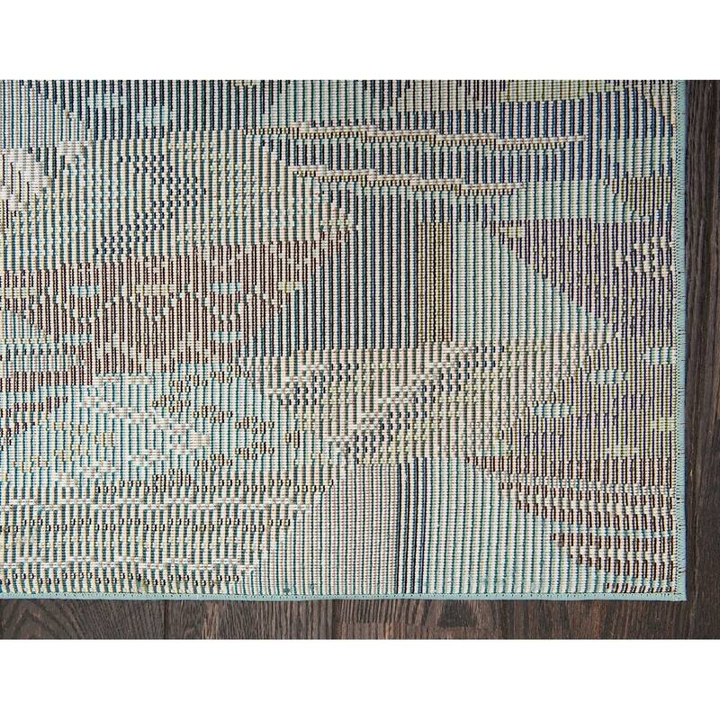 Contemporary Tazetta Collection Area Rug