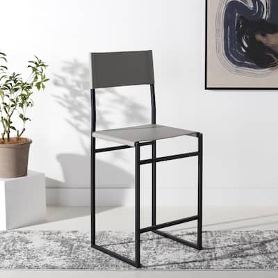 SAFAVIEH Valeria 26-inch Counter Stool (Fully Assembled) - 18 In. W x 18 In. D x 43 In. H - 18Wx18Dx43H