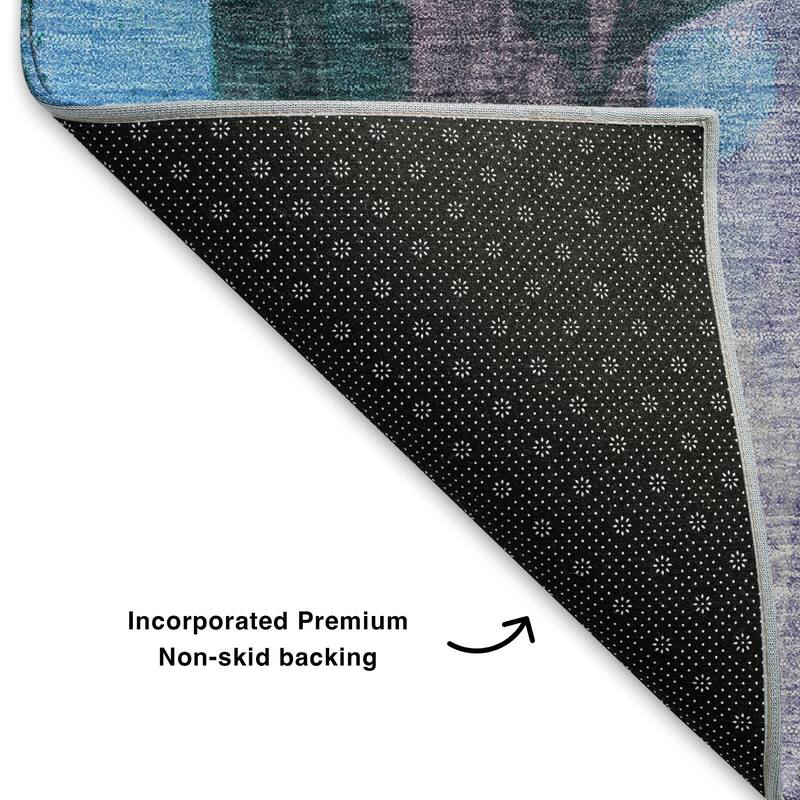 Premium Washable Super Soft Modern Floral Mayfield Rug