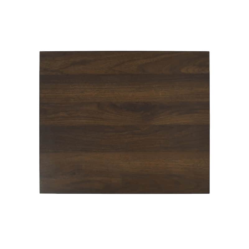 18.5'' Walnut Faux Wood Nightstand