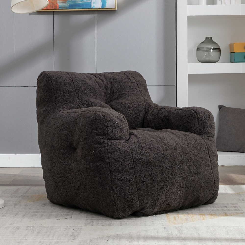 Large Memory Foam Microsuede Bean Bag Chair Loveseat - On Sale - Bed Bath &  Beyond - 8486397