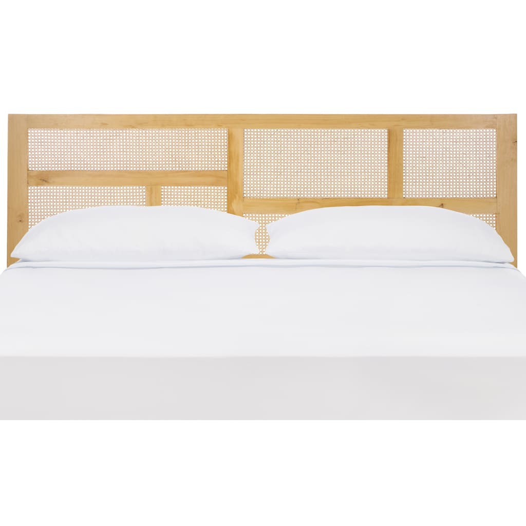 SAFAVIEH Nariely Headboard, Handwoven Cane & Solid Wood Design