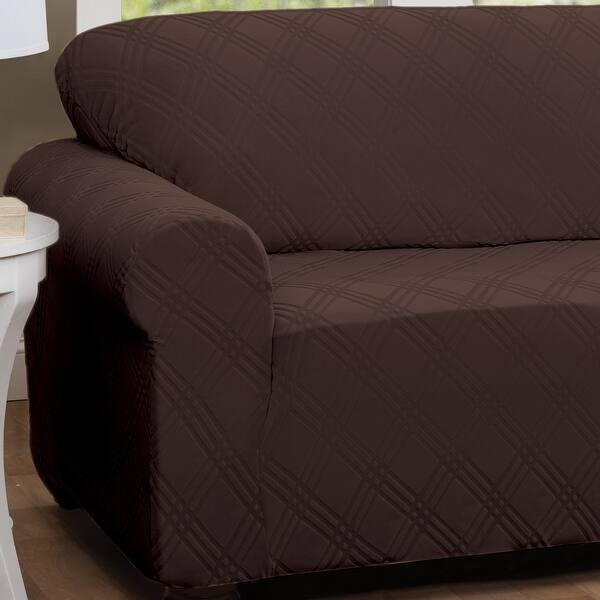 Stretch Sensations Stretch Double Diamond Loveseat Slipcover Overstock 18844122