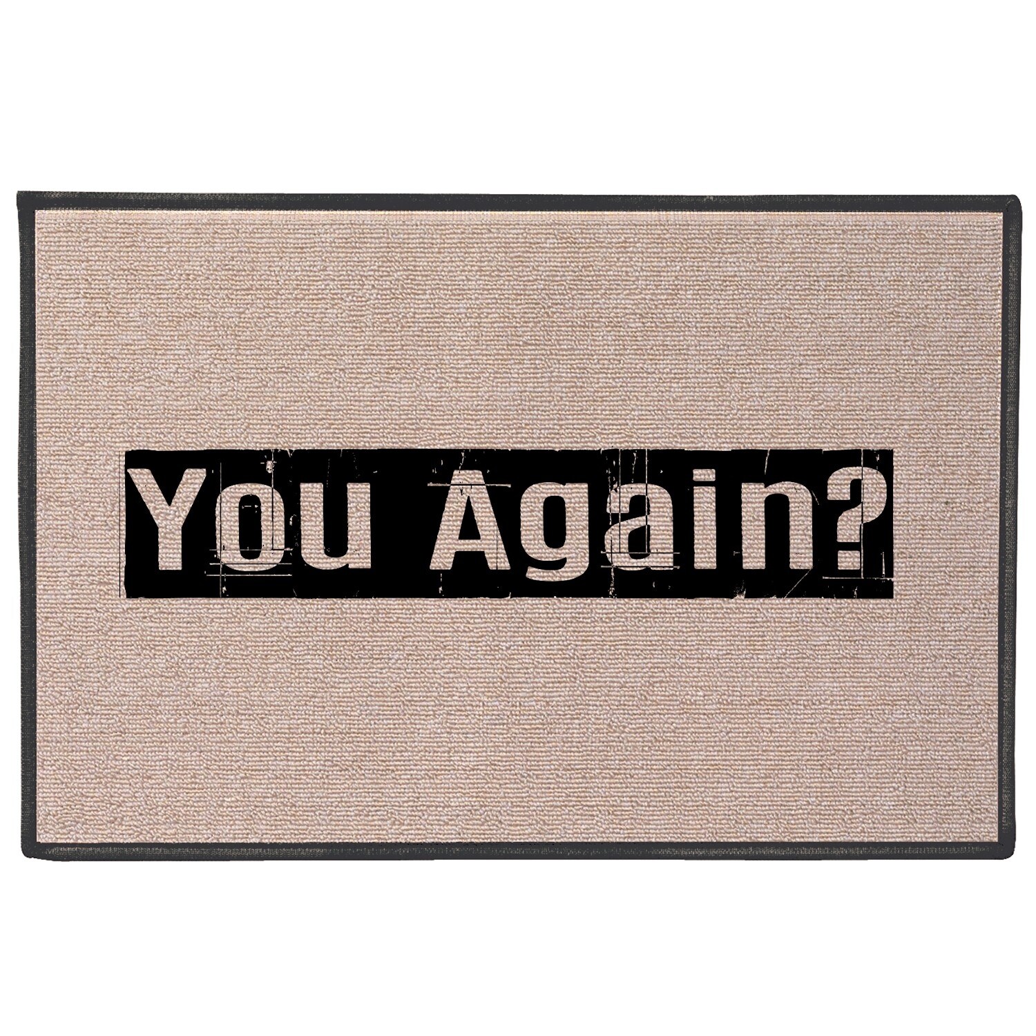 What On Earth You Again Doormat Funny Olefin Welcome Door Mat 27 In X 18 In