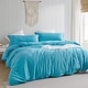 preview thumbnail 55 of 66, Duvet Cover Set - Natural Loft Queen Aqua