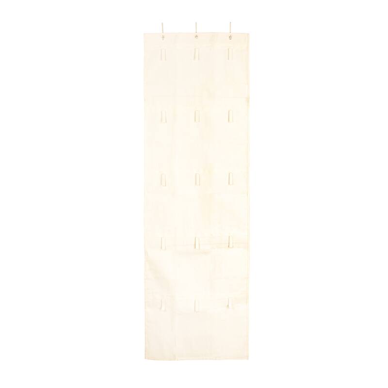 Household Essentials Over the Door Cotton Blend Cap and Hat Organizer - 0.0"L x 22.0"W x 68.0"H