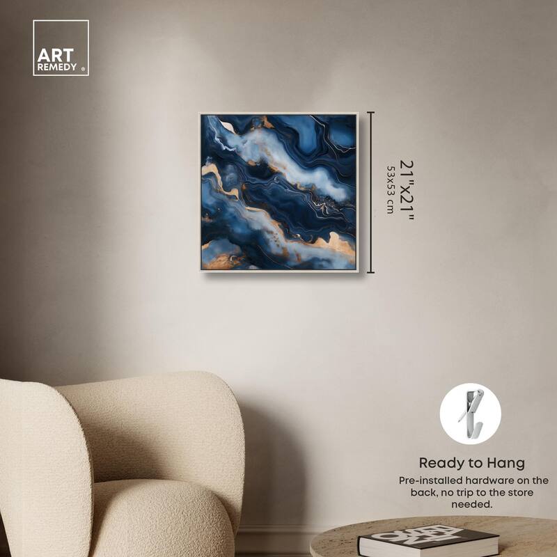 Deep Sea Geode IV Canvas by Art Remedy
