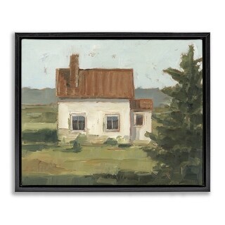 Stupell Secluded Cottage View Framed Floater Canvas Wall Art Design By ...