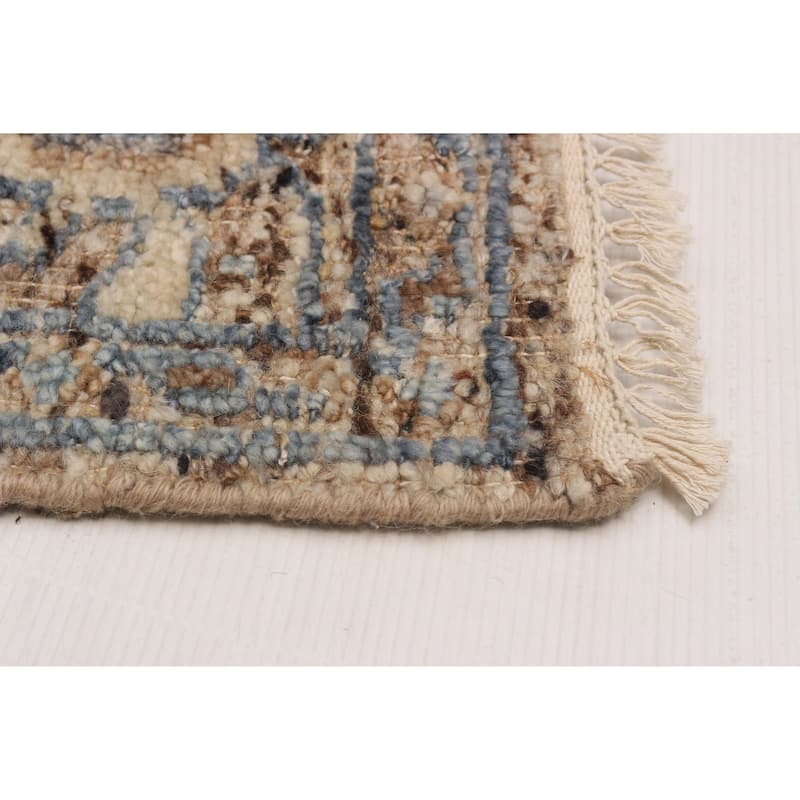ECARPETGALLERY Hand-knotted Jules Serapi Tan Wool Rug - 8'0 x 9'9