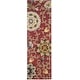 preview thumbnail 46 of 85, SAFAVIEH Handmade Blossom Nelia Modern Floral Wool Rug 2'3" x 10' Runner - Red/Multi