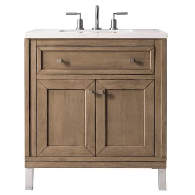 James Martin Vanities 305-V30-3WZ Chicago 30" Single Basin Poplar Wood