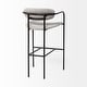 preview thumbnail 27 of 33, Parker Brown Faux-Leather Seat with Gold Metal Frame Bar Stool