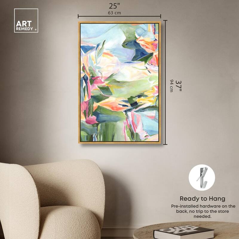Sunkissed Garden Canvas by Art Remedy